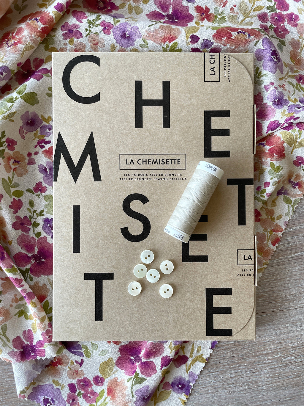 Ensemble La Chemisette & crêpe marocain de viscose Ecovero Felicità