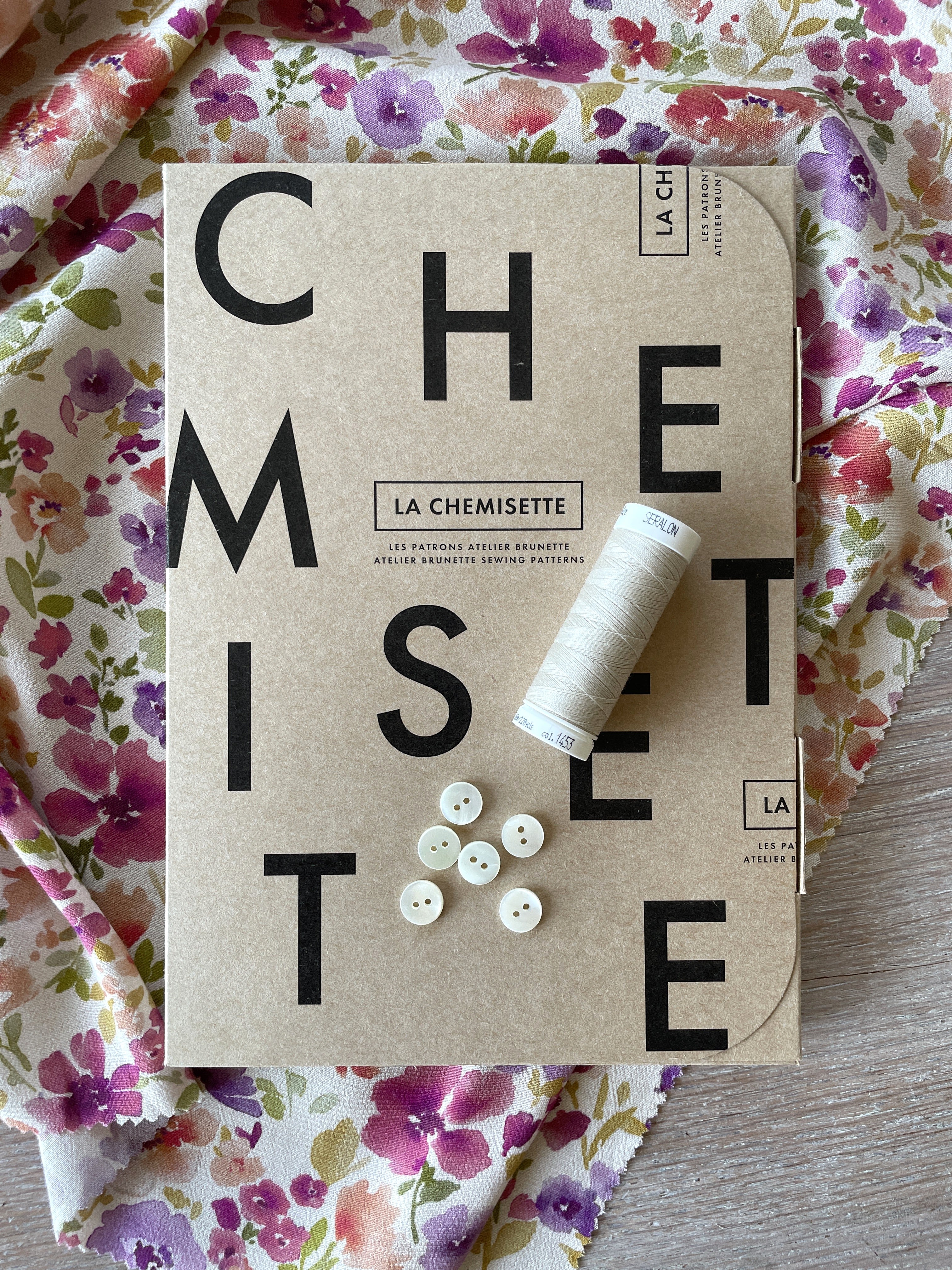 Ensemble La Chemisette & crêpe marocain de viscose Ecovero Felicità