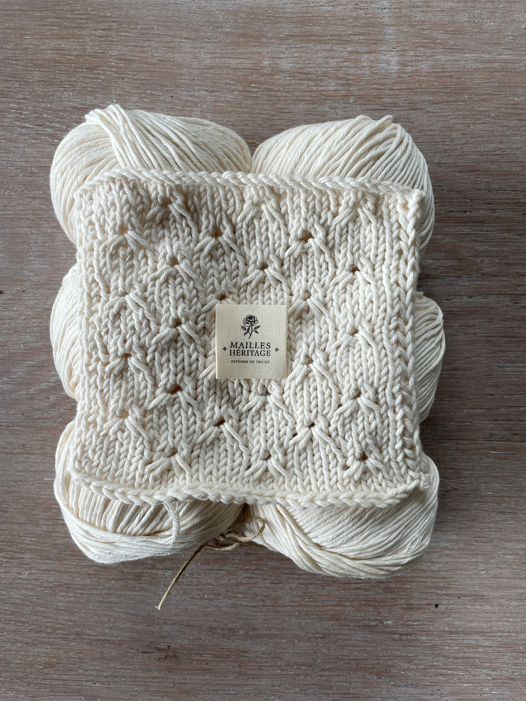 Kit tricot - Gilet Iris en fil Oléron - Collab' Mailles Héritage x Atelier 27