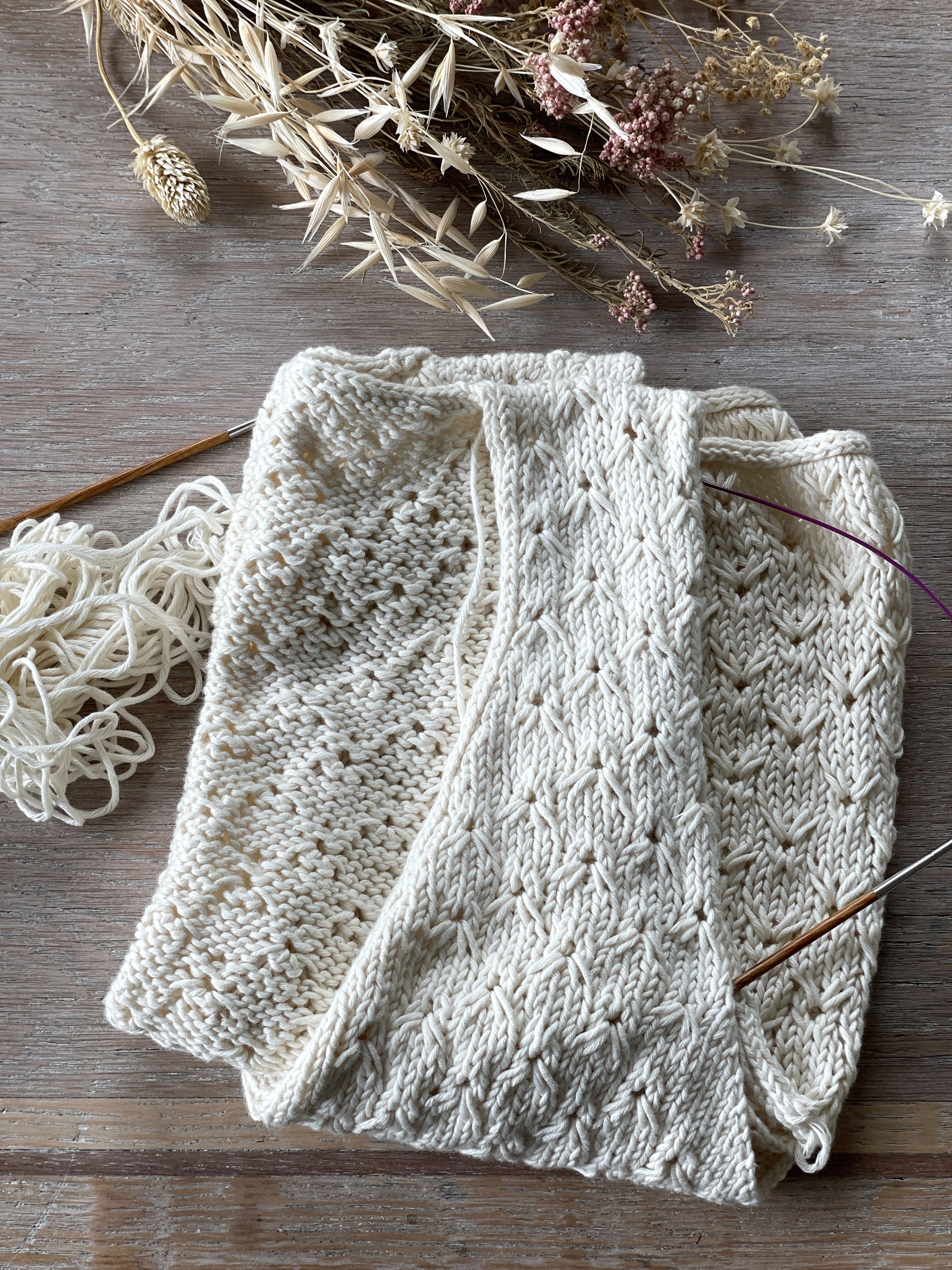 Kit tricot - Gilet Iris en fil Oléron - Collab' Mailles Héritage x Atelier 27