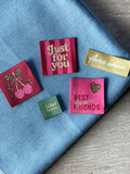 Set of 5 woven labels Casa La Forêt