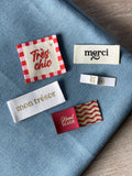 Set of 5 woven labels Casa La Forêt