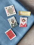 Set of 5 woven labels Casa La Forêt