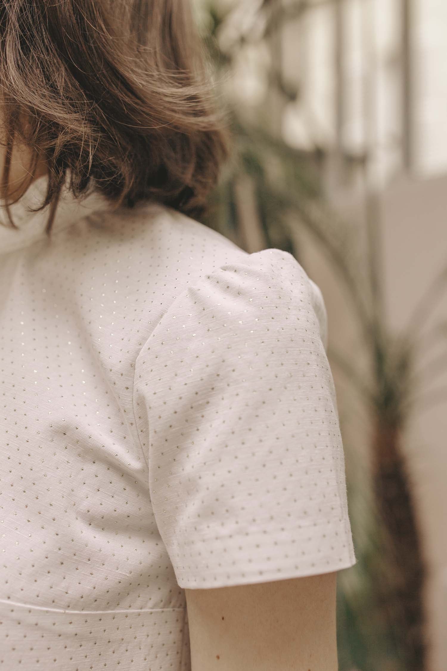 Jacquard - Amour - Ivoire & Or