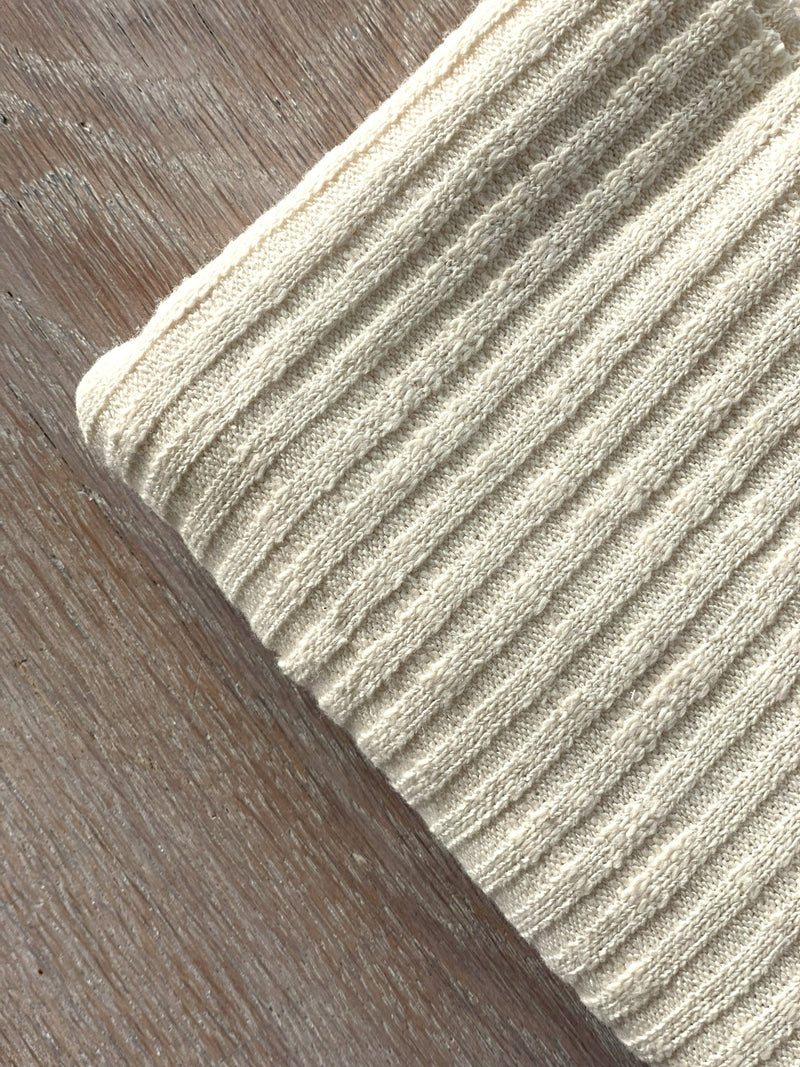 Maille à côtes - Coline - Ivoire