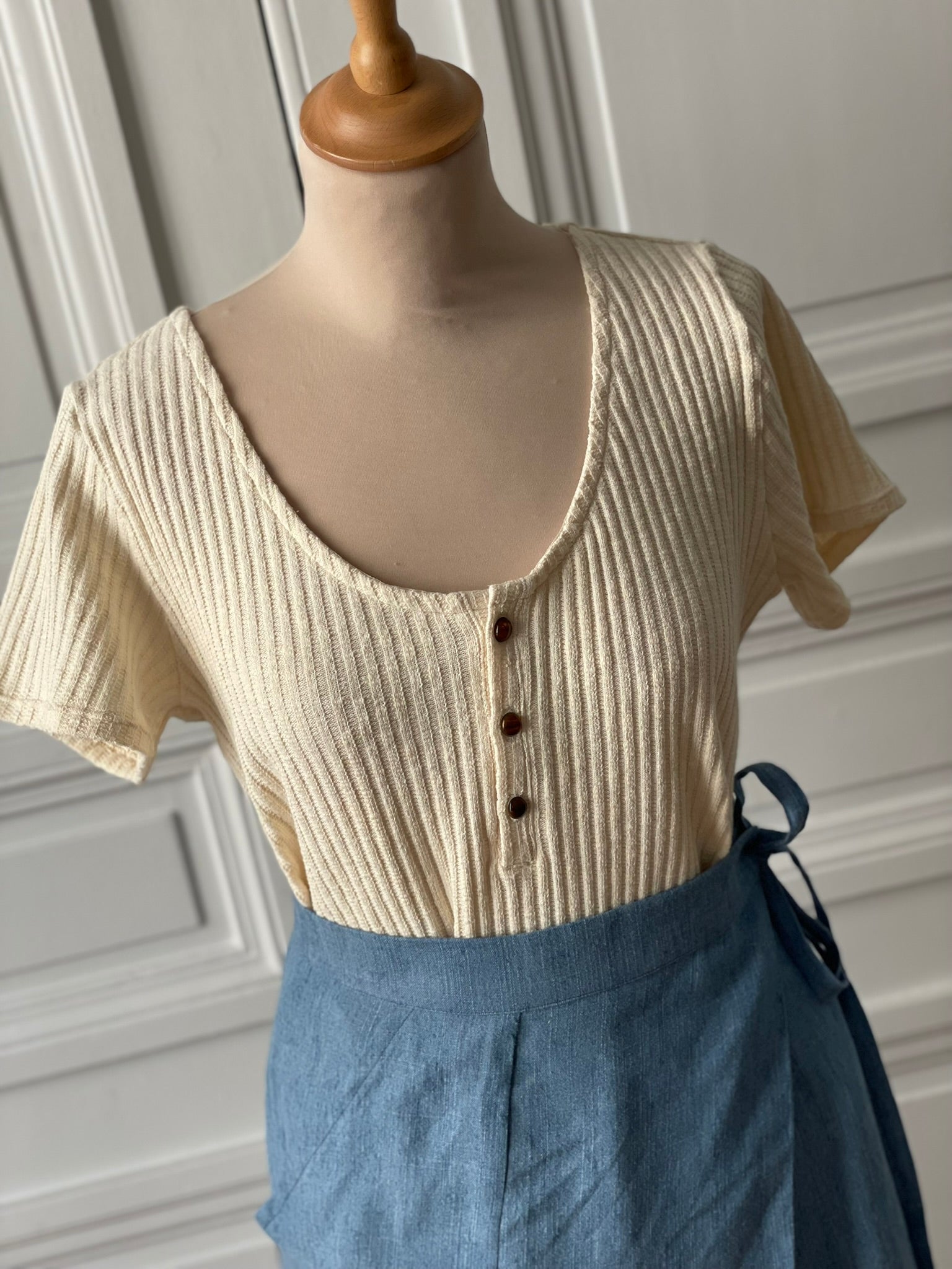 T-shirt cousu main