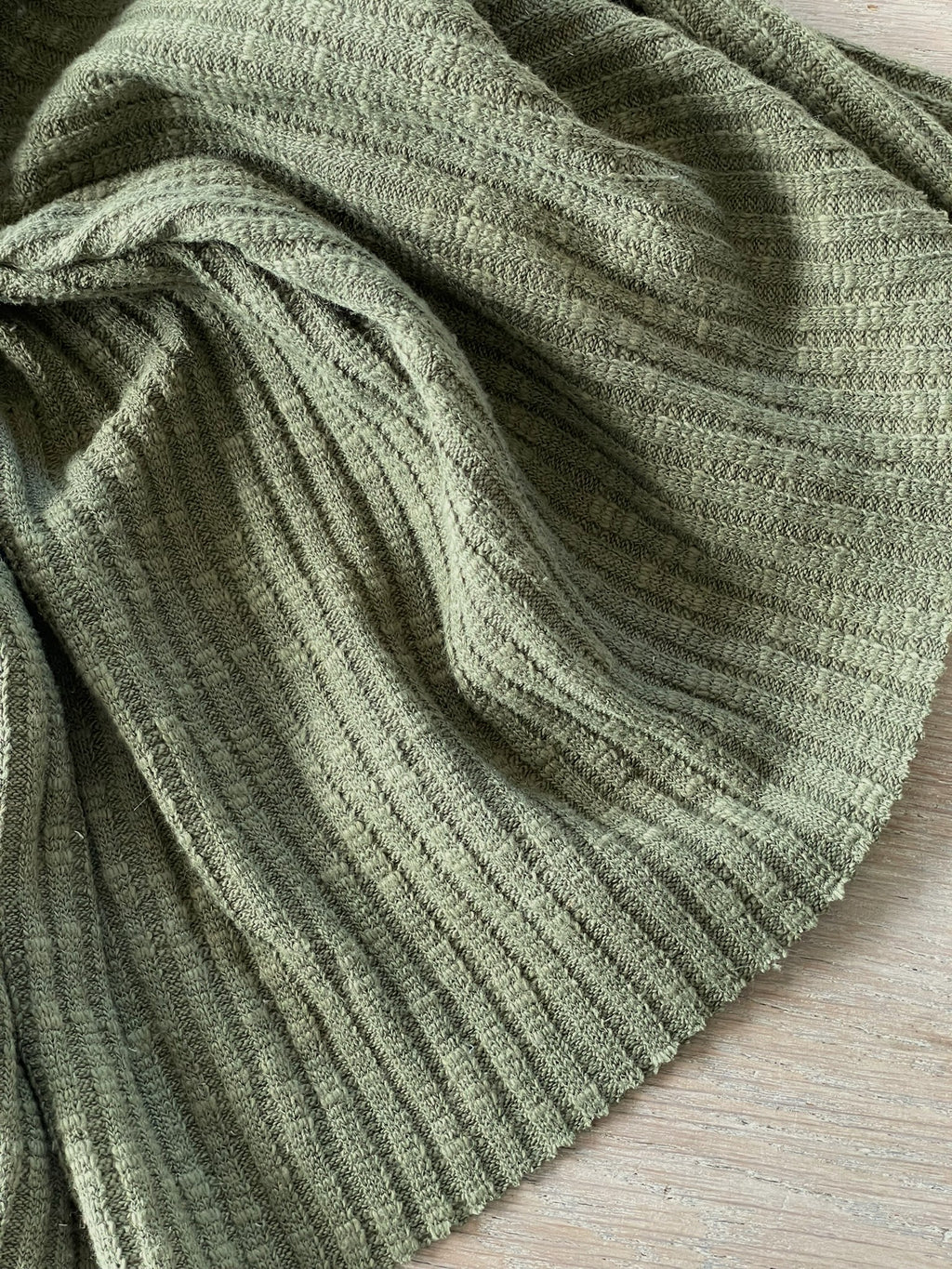 Maille à côtes - Coline - Olive