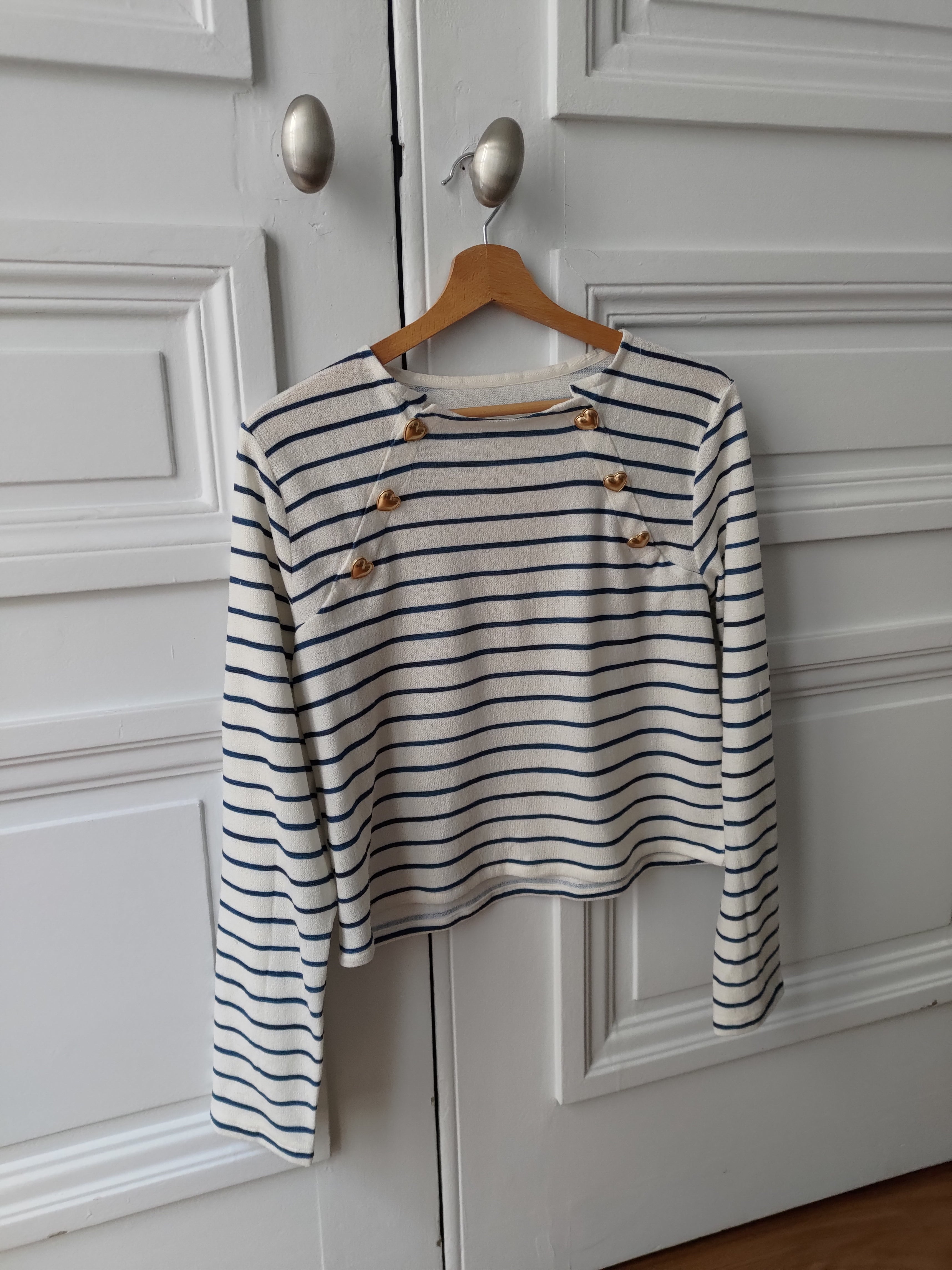 Ensemble Pull Oria de Cha' Coud & Maille Marine