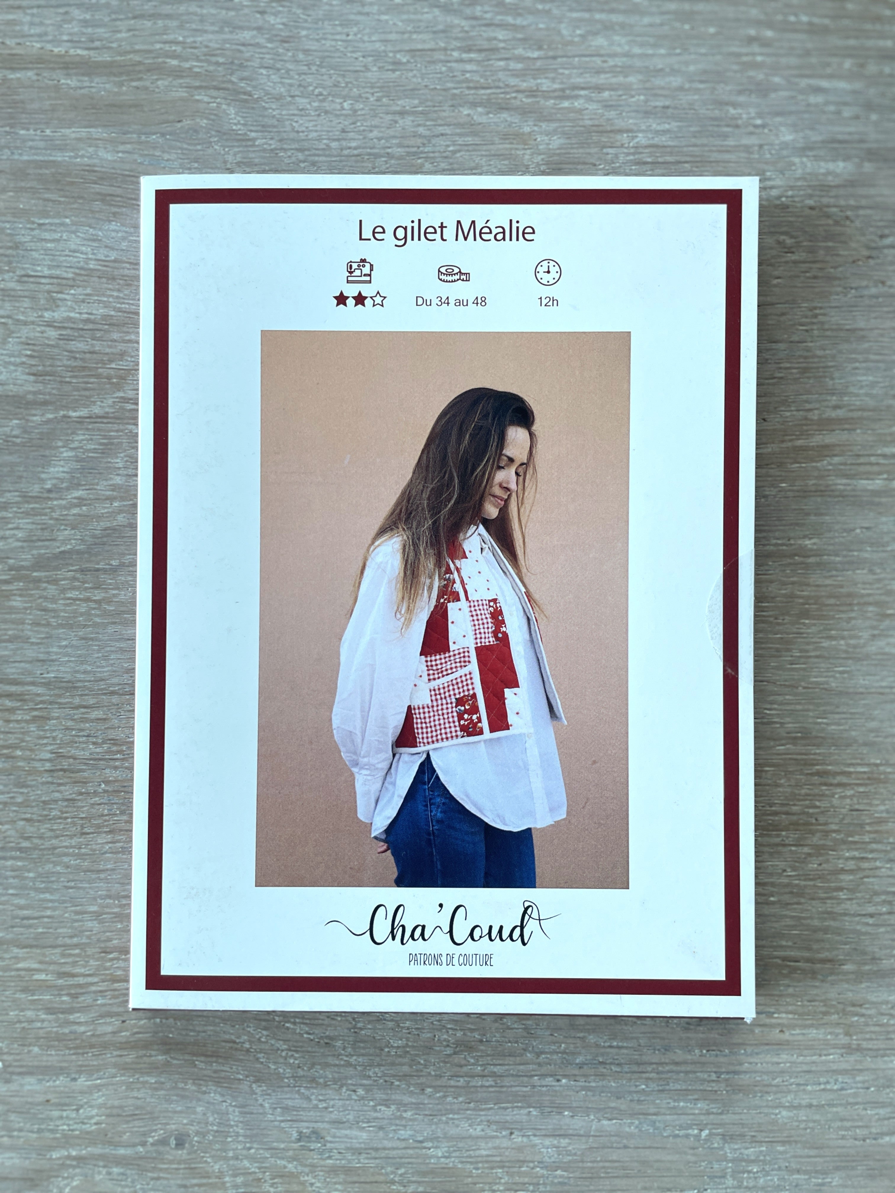Patron Pochette - Gilet Meali - Cha'Coud