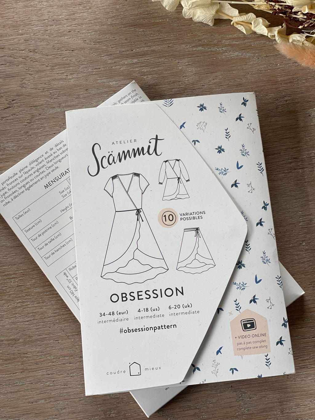Patron Pochette - Robe Obsession - Atelier Scammït