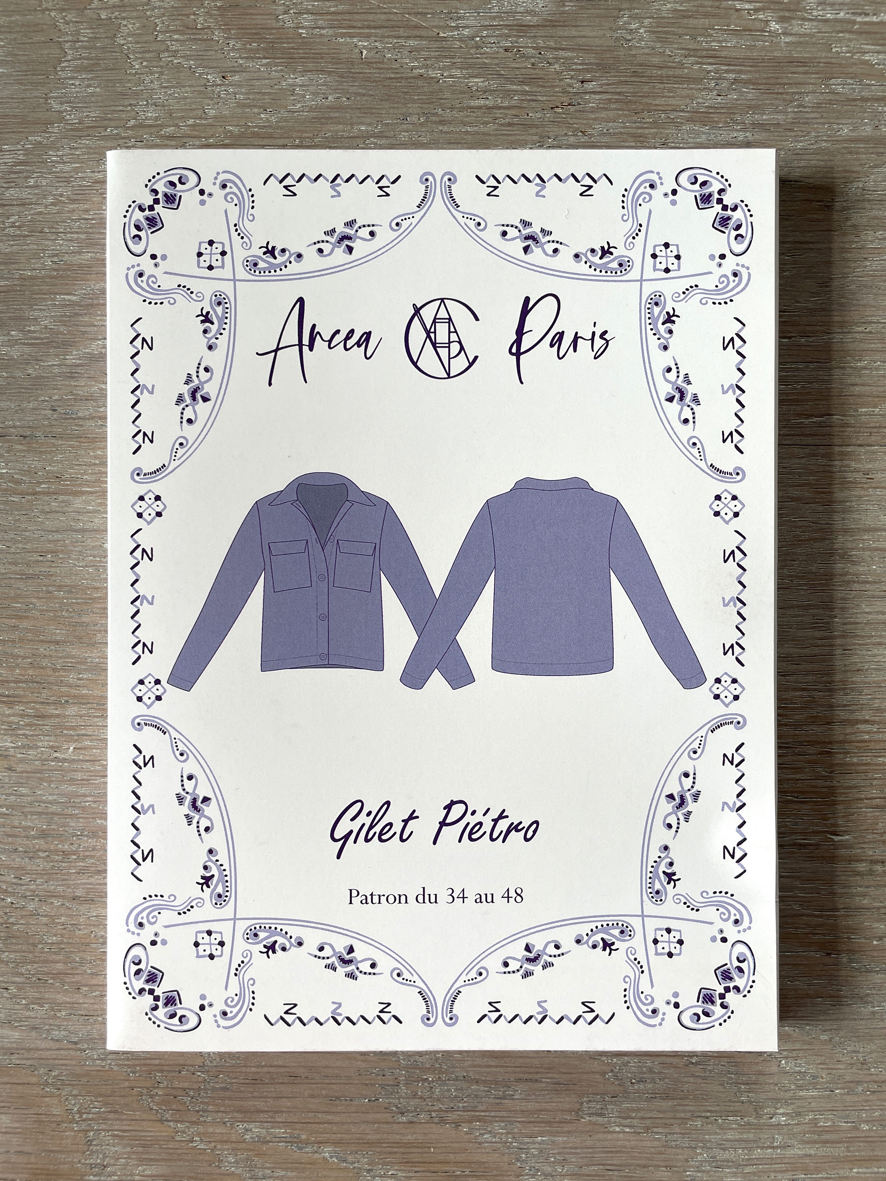 Patron Pochette - Gilet Pietro - Ancéa Paris