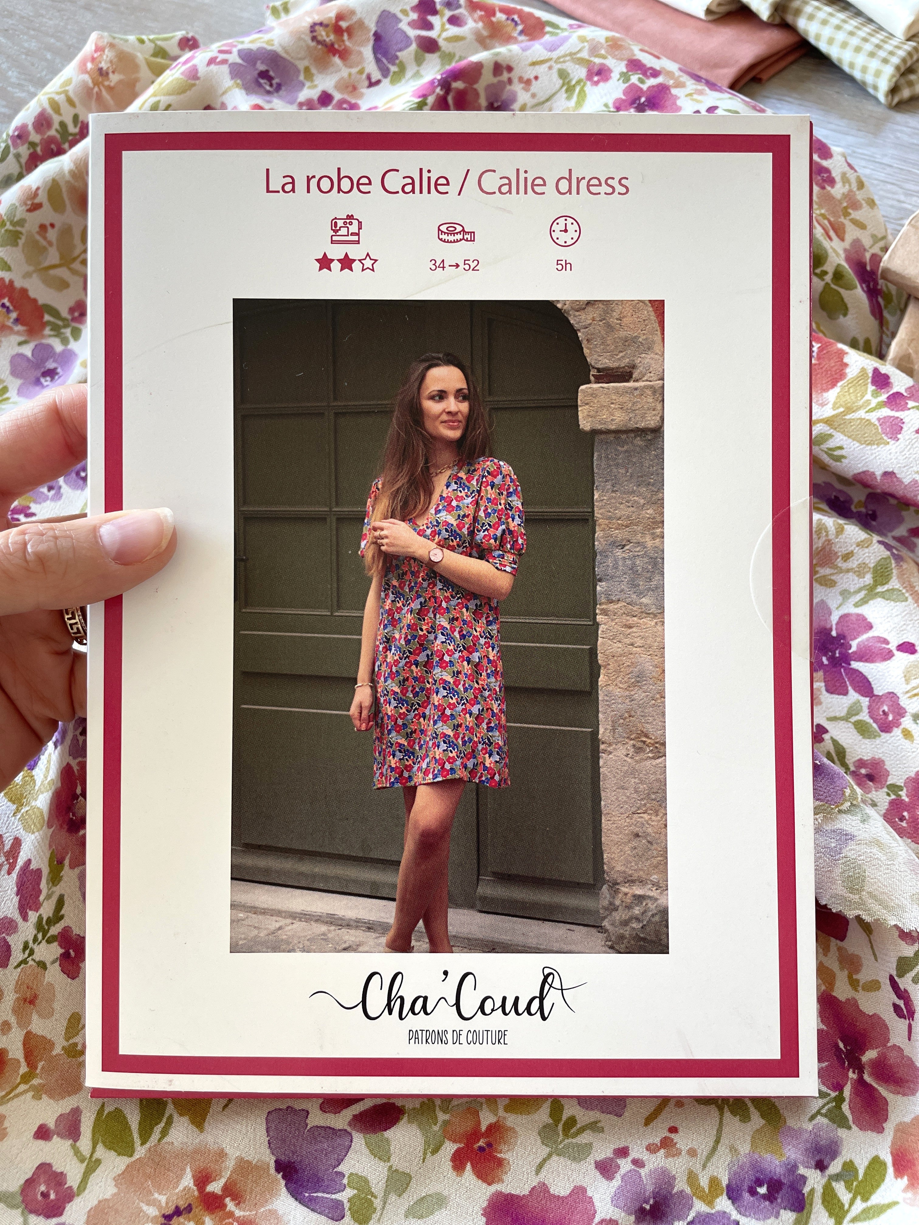 Ensemble Robe Calie et crêpe marocain de viscose Ecovero Felicità