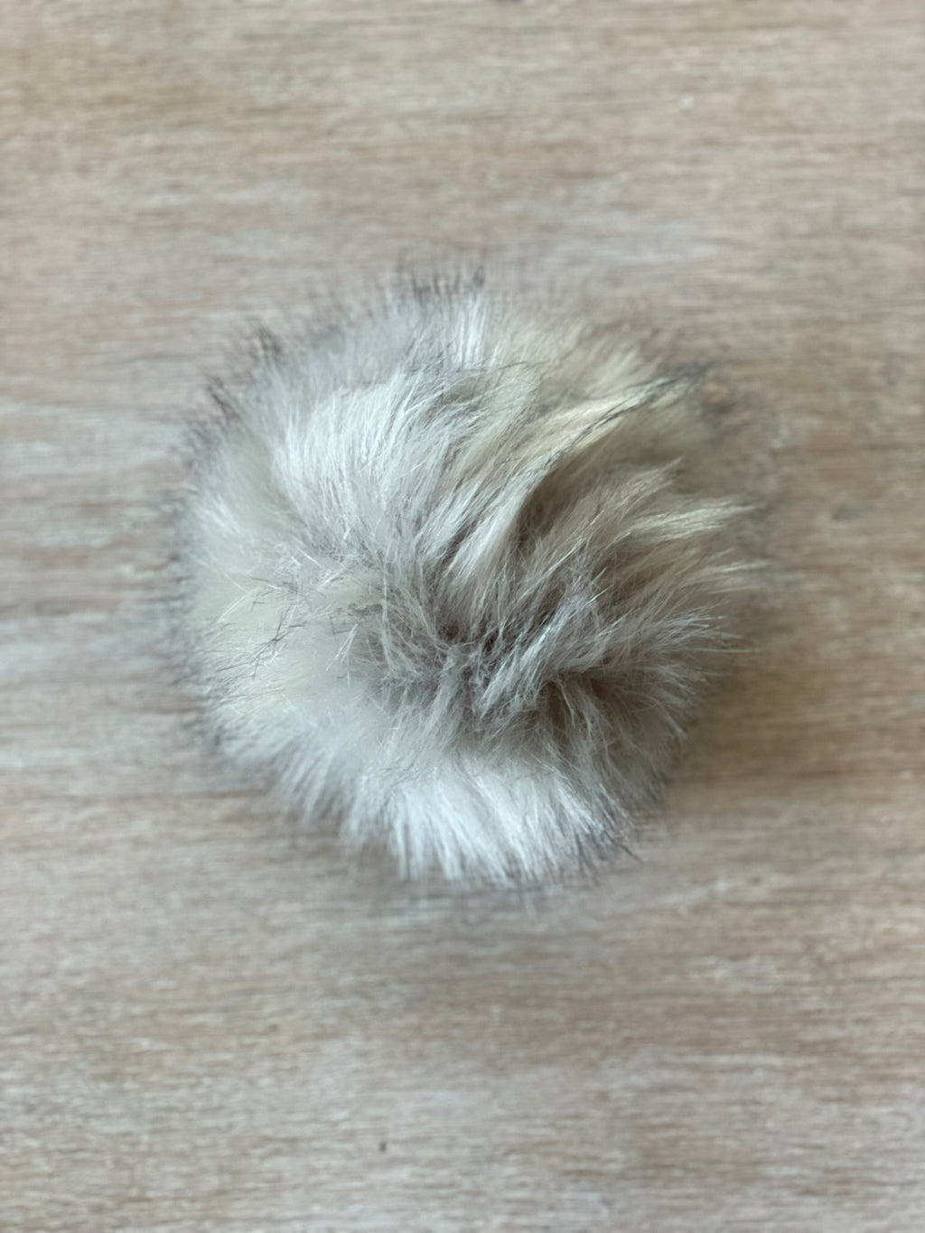Handmade faux fur pompom