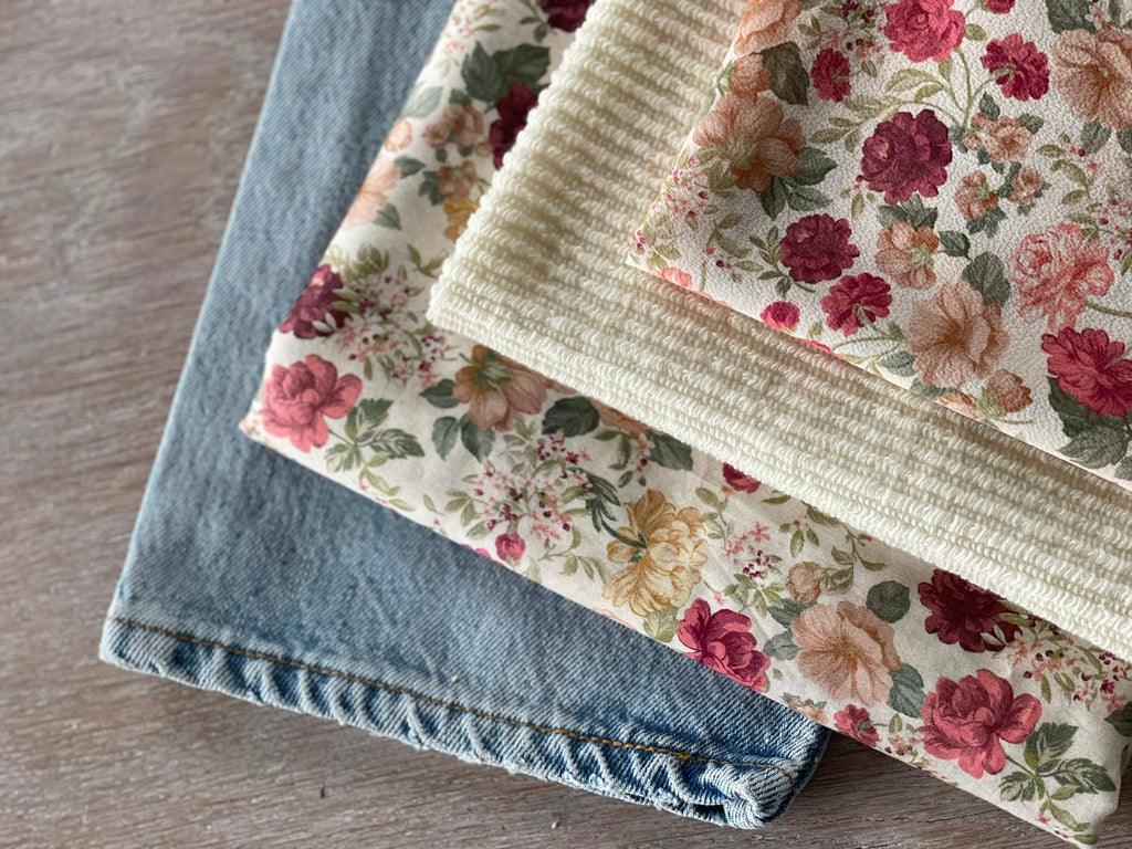 Cotton Satin - Alessia Print