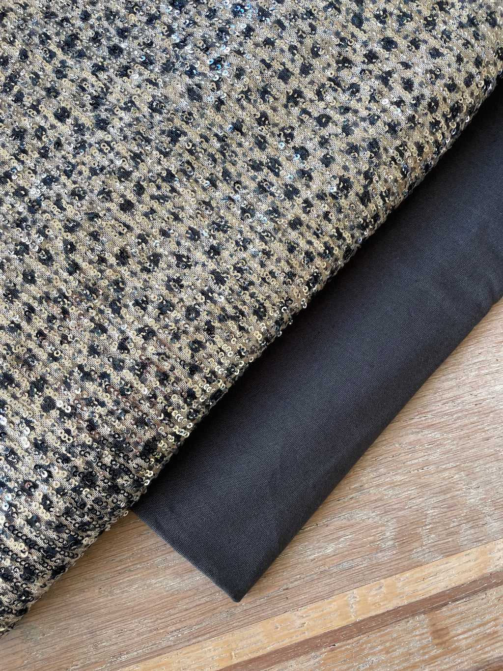 Sequins souple argent - Imprimé Prisca