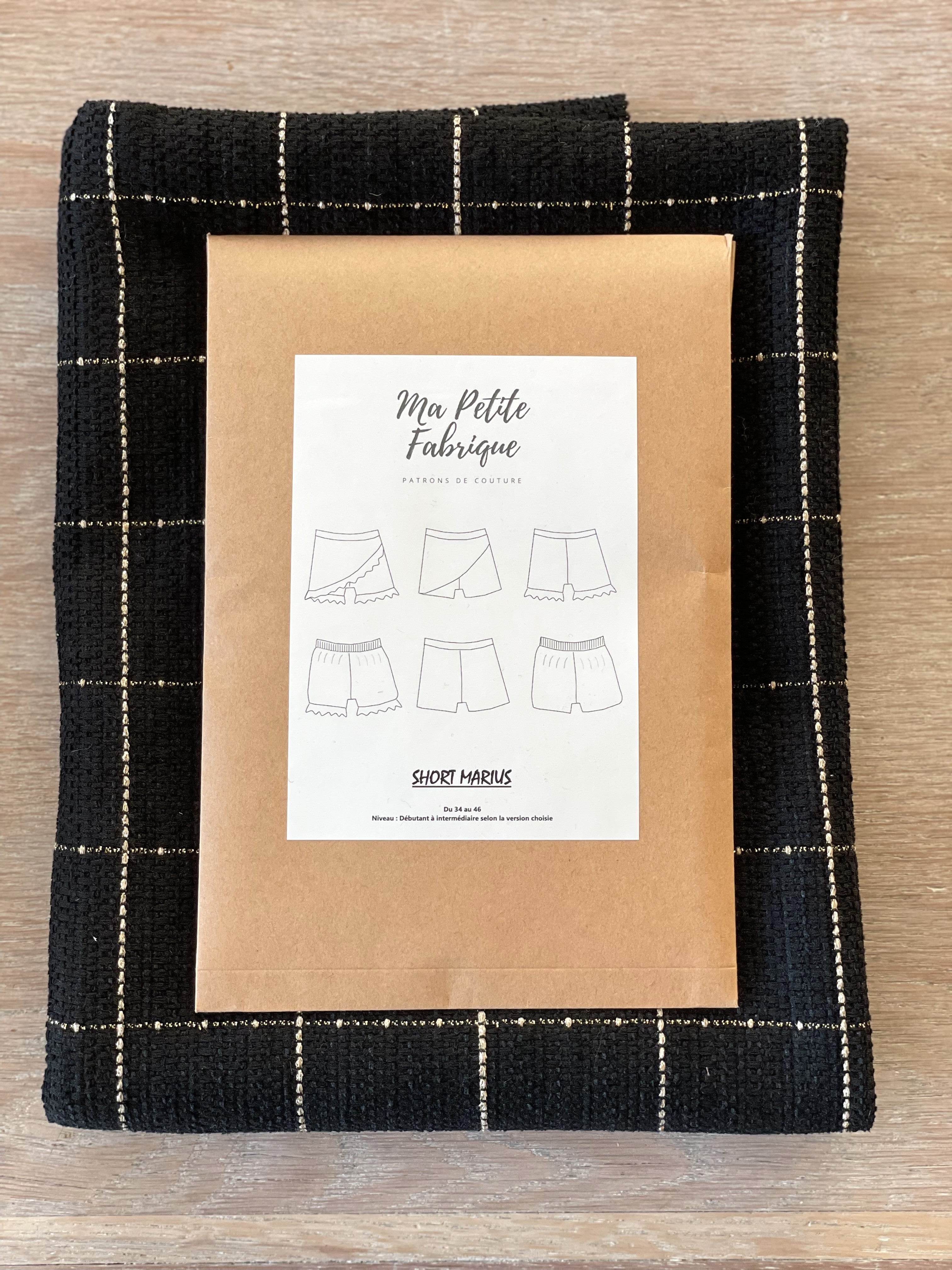 Ensemble Short Marius - Jacquard Quadro