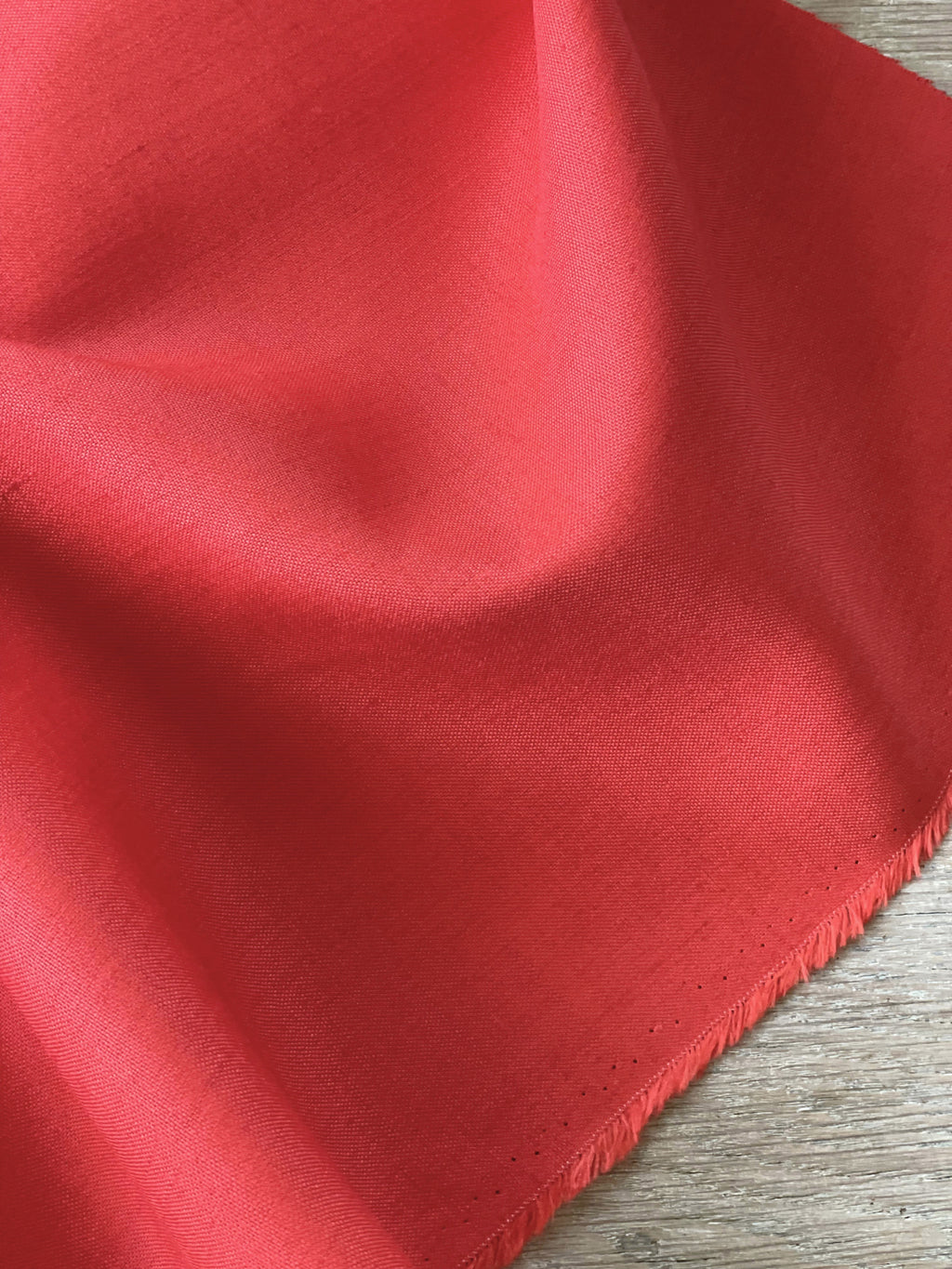 Toile lin-viscose - Coletta - Coquelicot