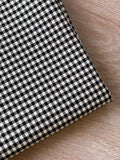Toile épaisse vichy - Vasco - Noir & blanc