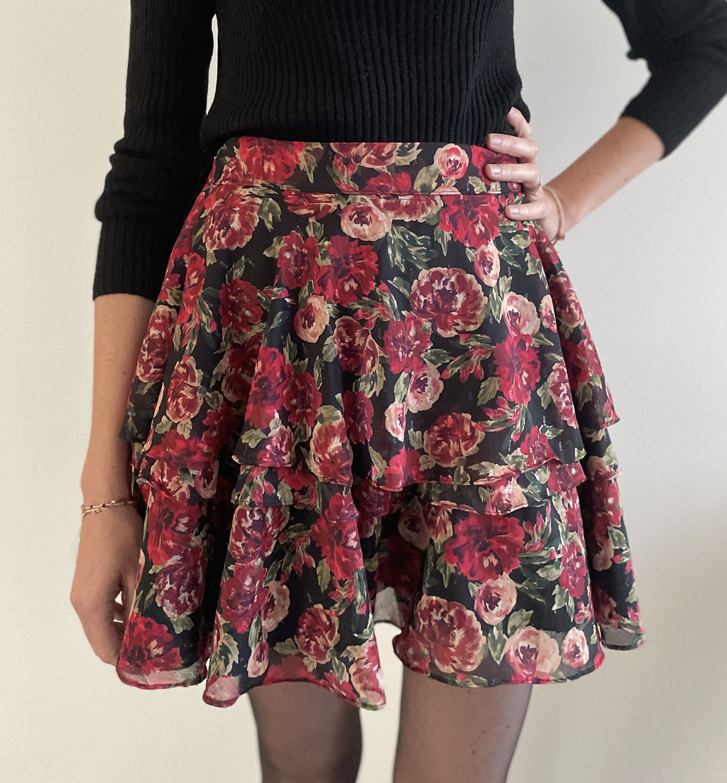 Voile Lurex Plumetis  - Imprimé Paula