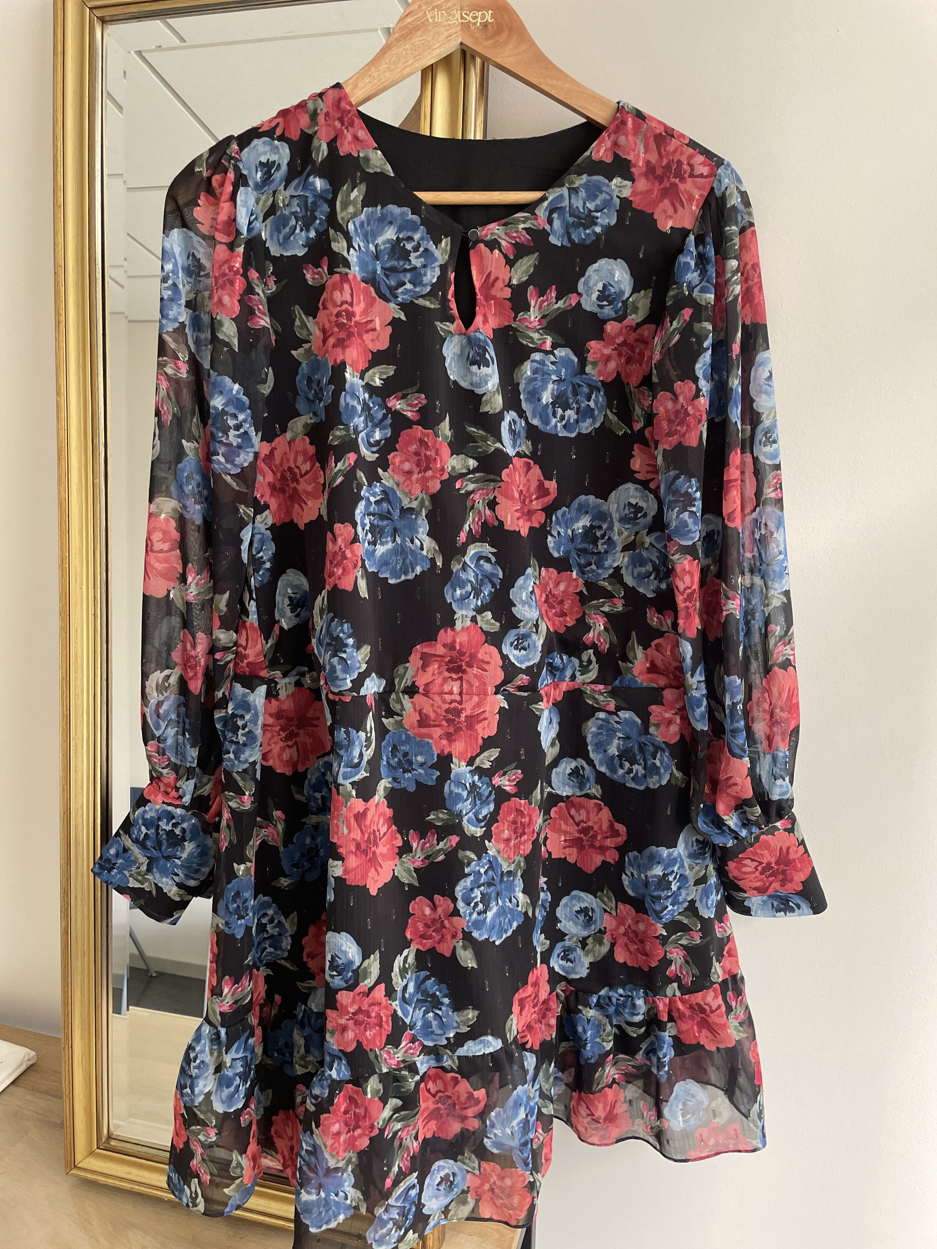 Voile Lurex Plumetis - Imprimé Paulette