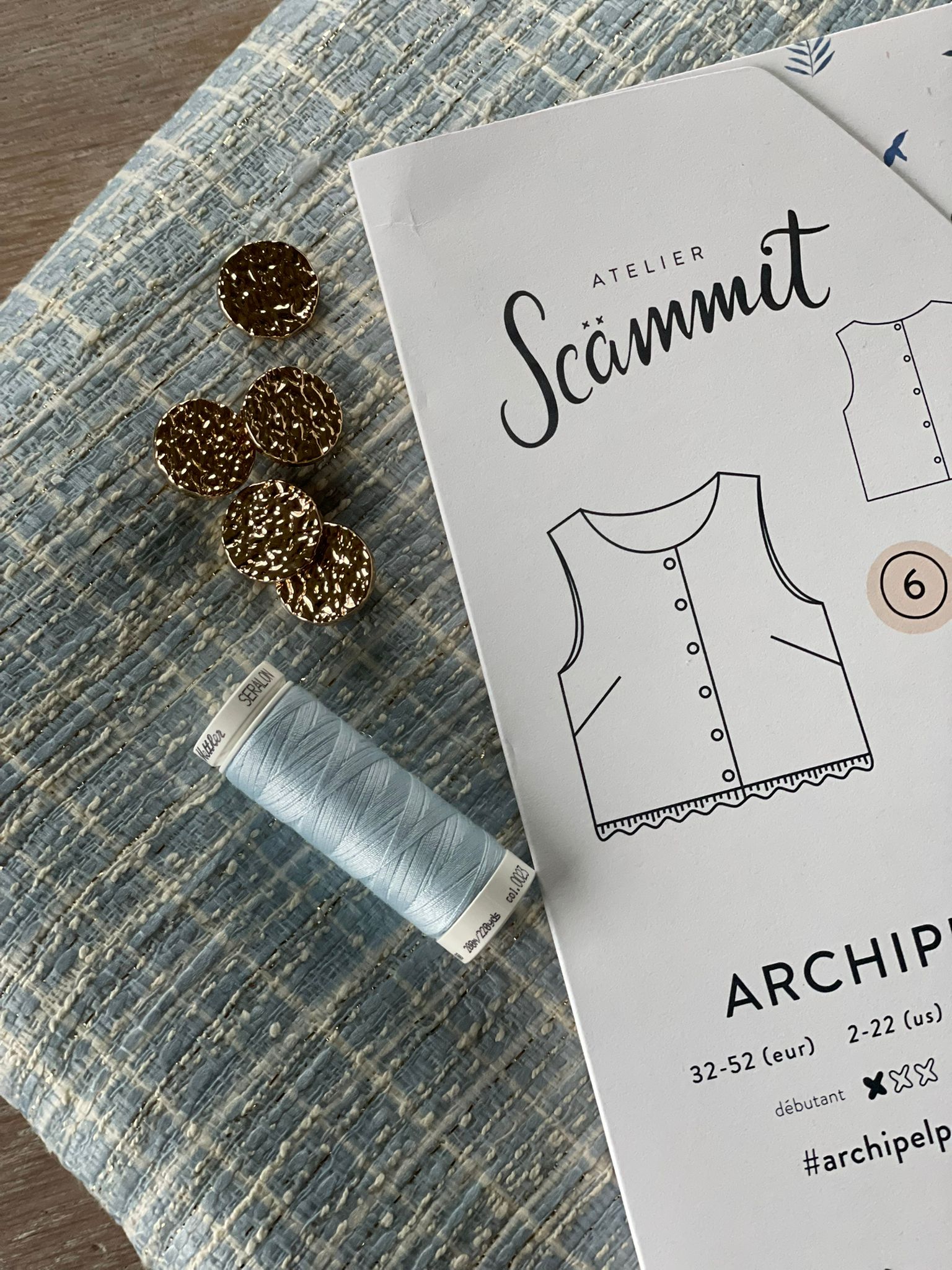 Ensemble Top Achipel & Jacquard imprimé Augustin