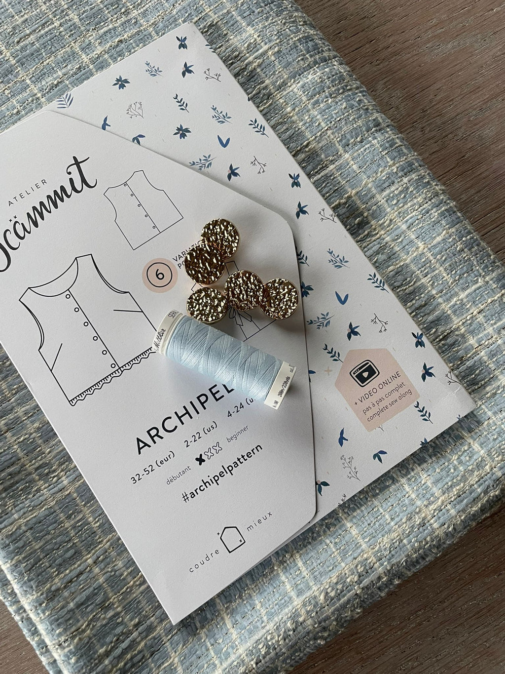 Ensemble Top Achipel & Jacquard imprimé Augustin