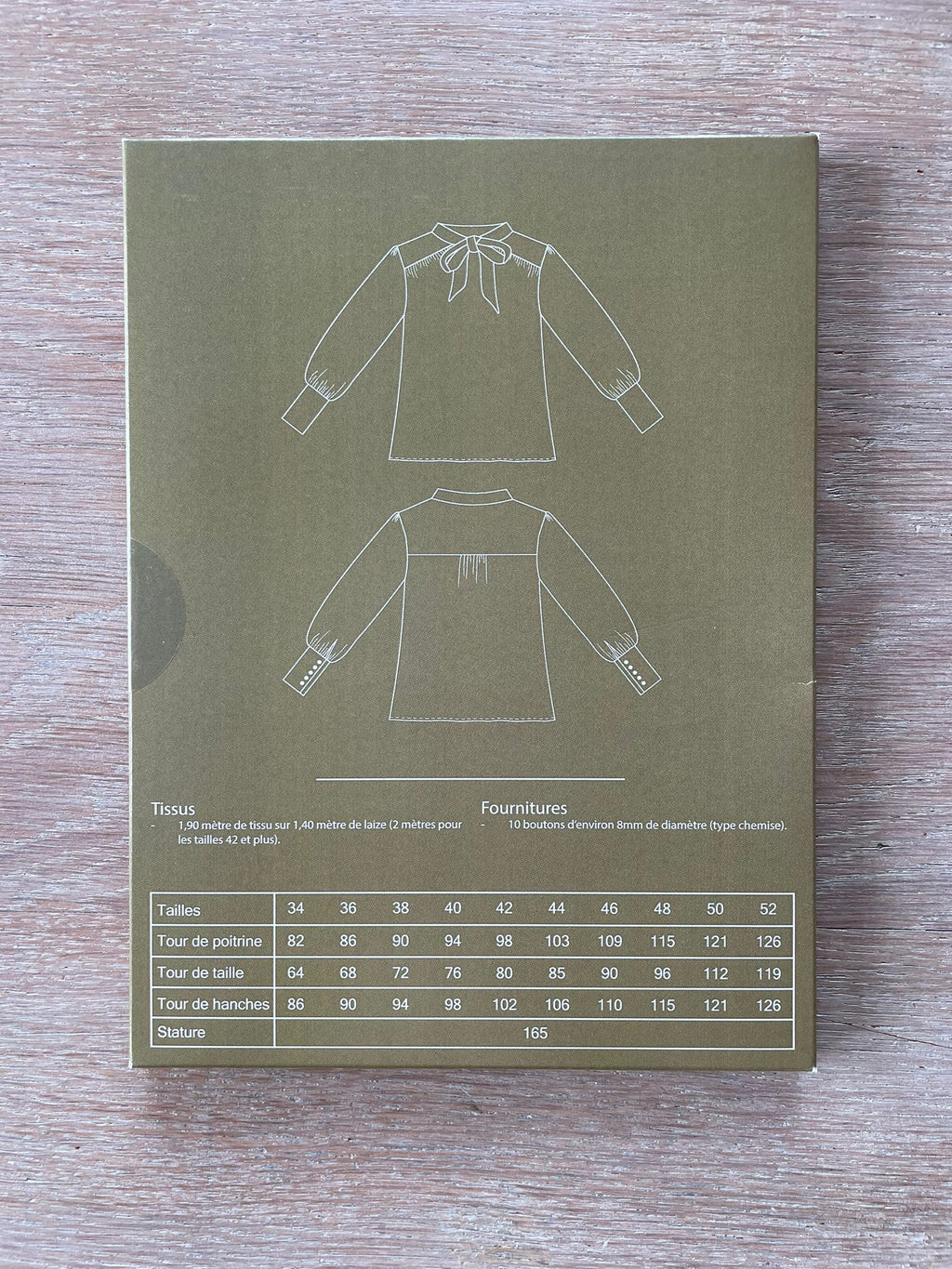 Patron Pochette - Blouse Arielle - Cha'Coud