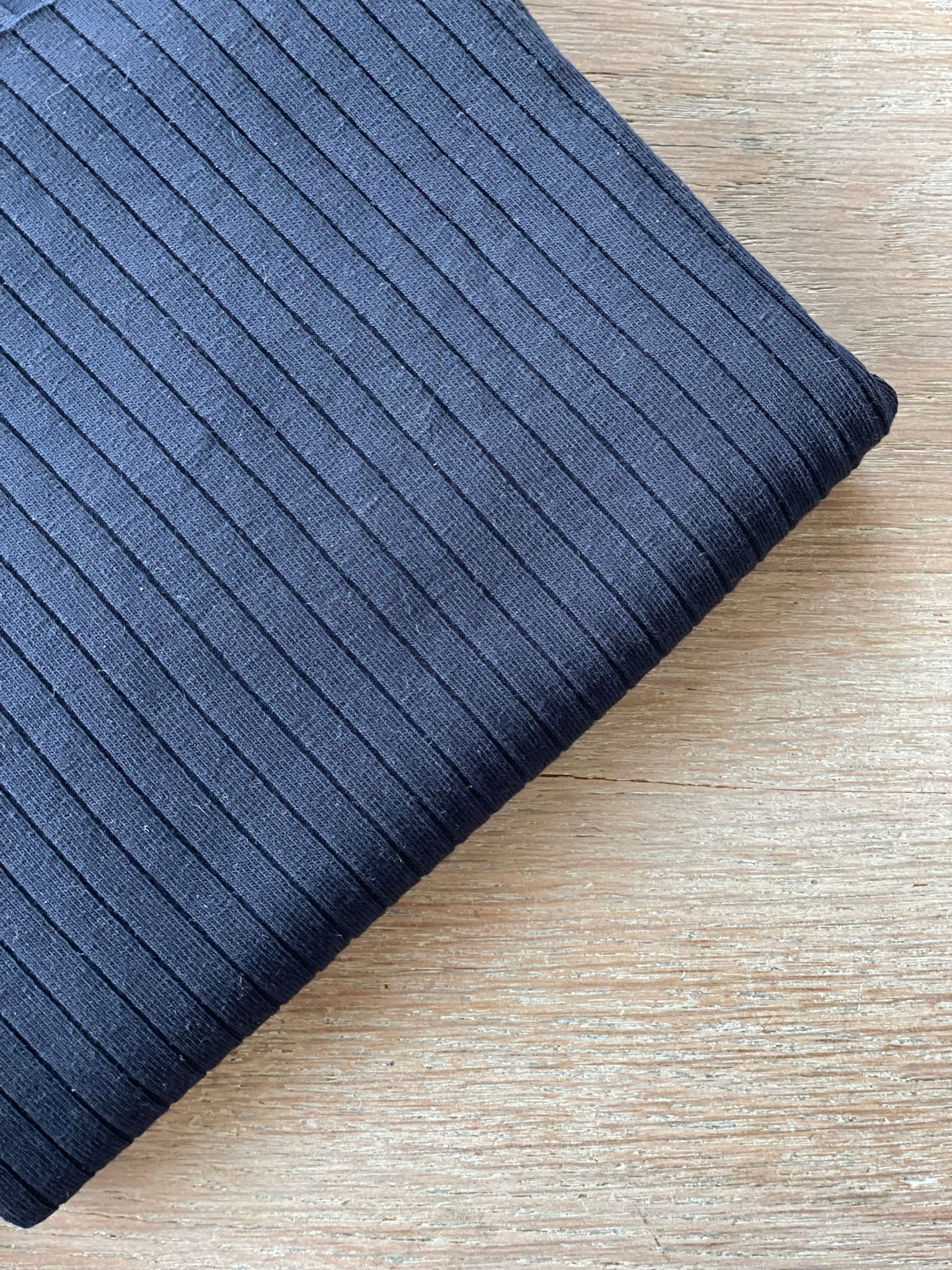 Jersey à côtes - Colette - Marine