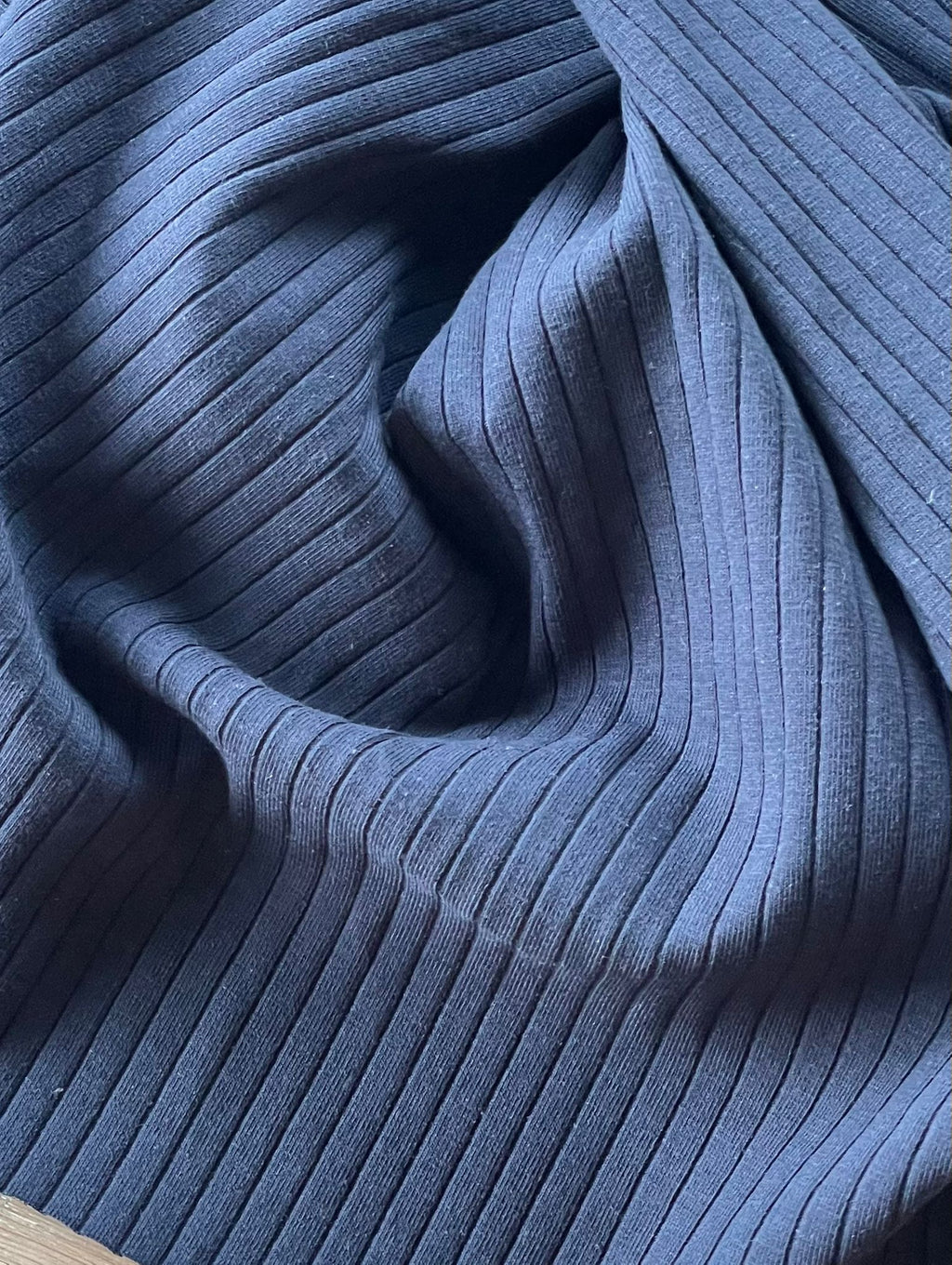 Jersey à côtes - Colette - Marine