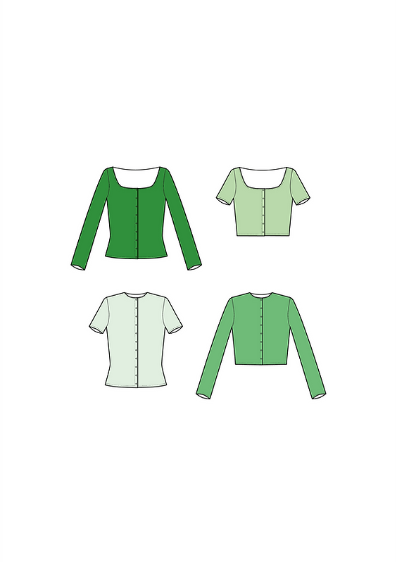 Patron Pochette - Top Niki - Atelier Bernie