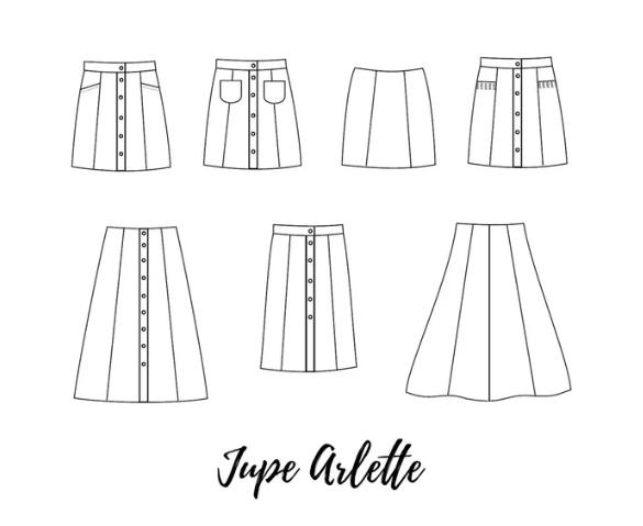 Patron Pochette - Jupe Arlette - Ma Petite Fabrique