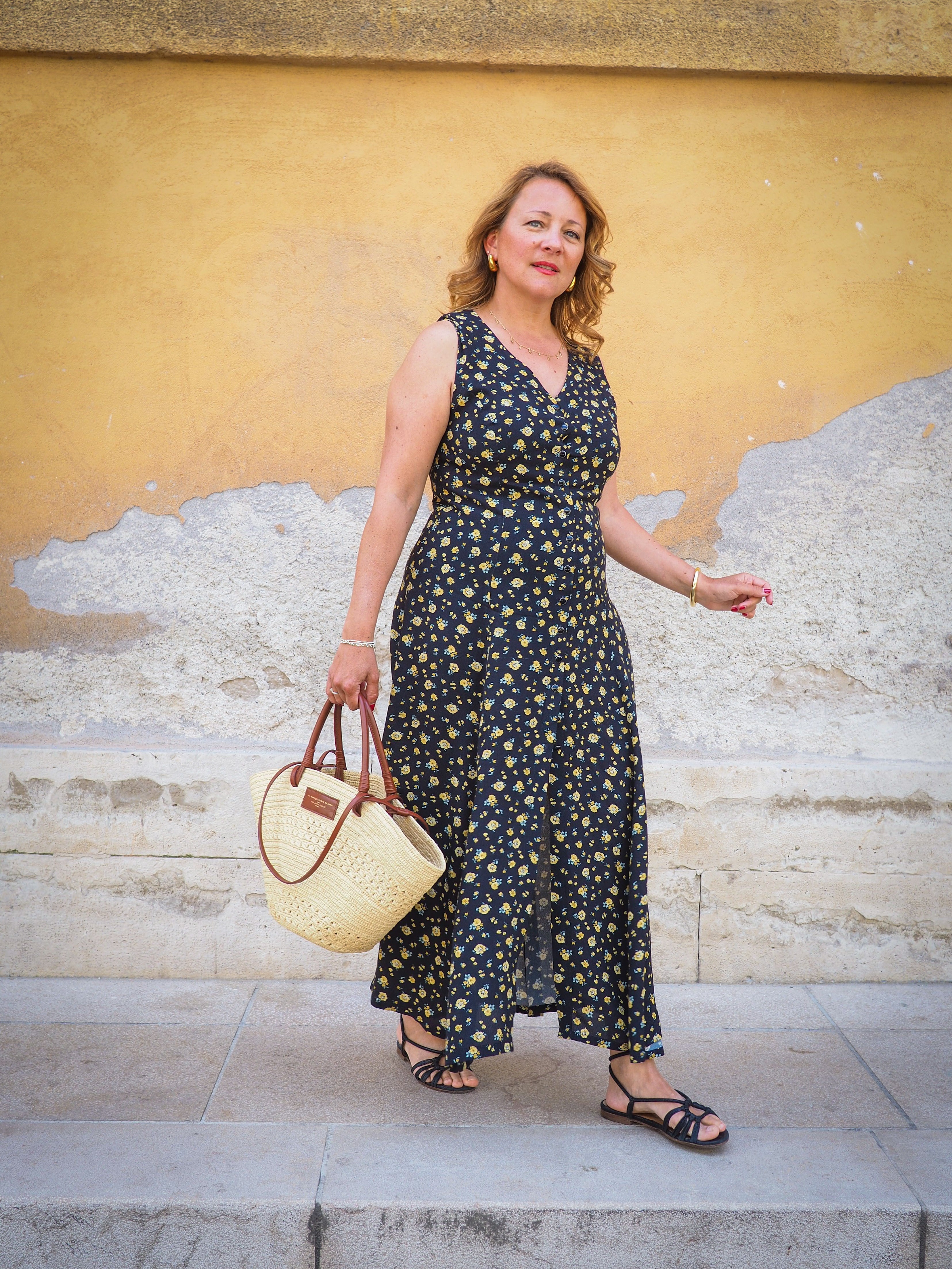 Précommande - Kit couture Robe Lili & crêpe marocain de viscose Ecovero Lili