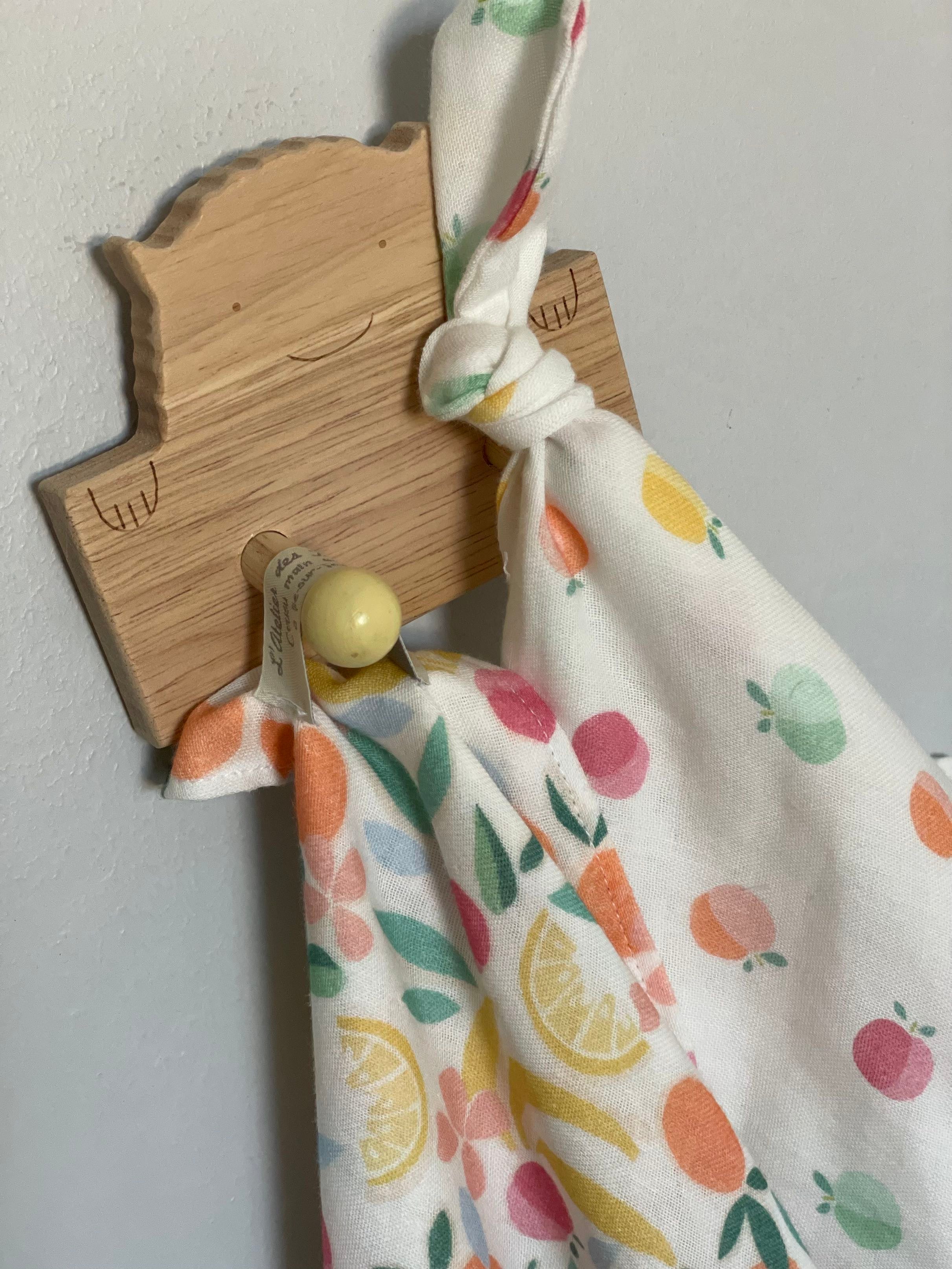 Organic cotton gauze - Plum print