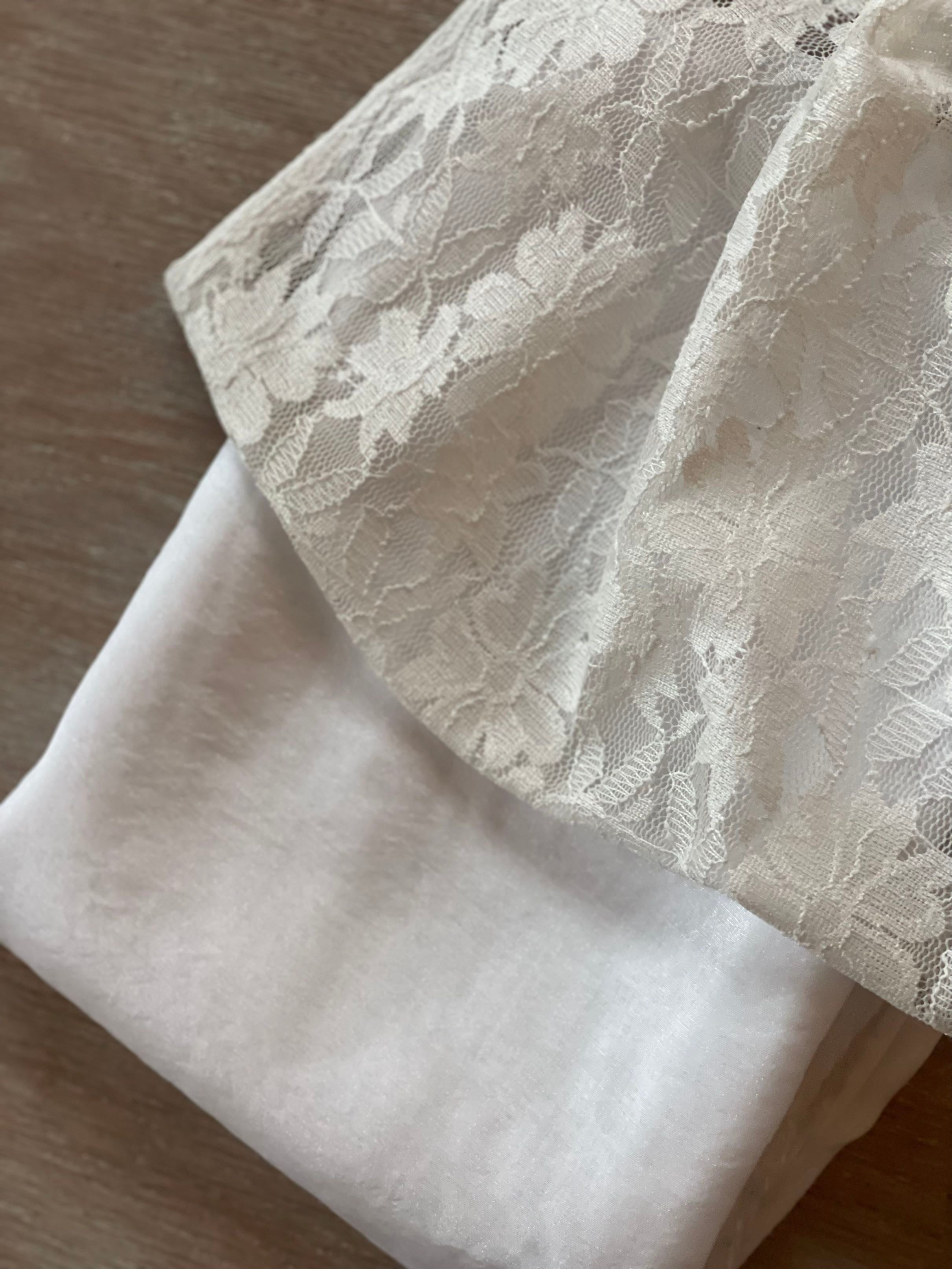 Toile Soyeuse - Uni - Blanche