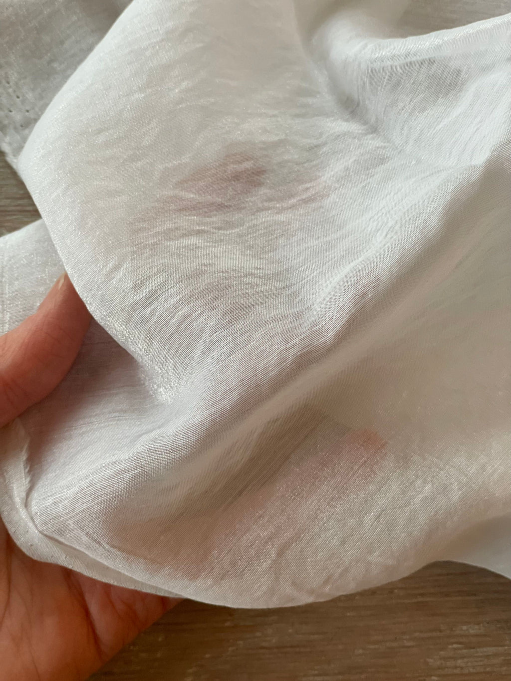 Toile Soyeuse - Uni - Blanche