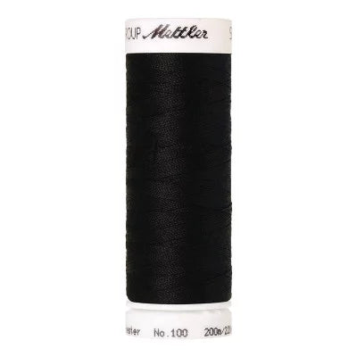 Fil à coudre Mettler Seralon - Noir intense - 200m