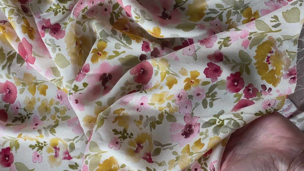 Ecovero Viscose Moroccan Crepe - Felicia Print - new 2026 version
