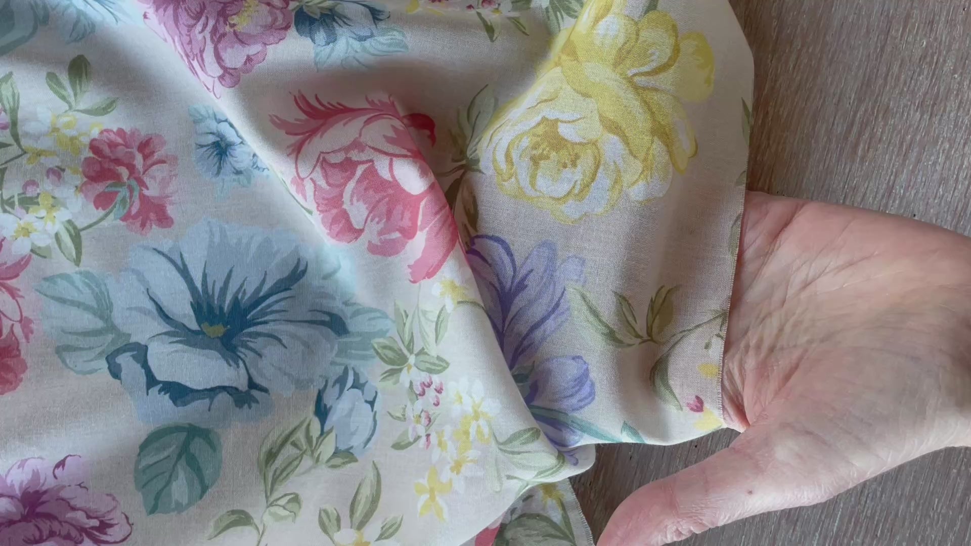 Cotton Voile - Maddalena Print
