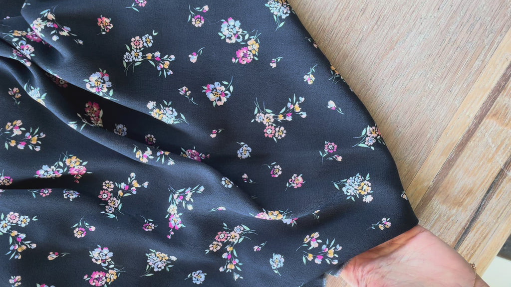 Crêpe marocain de Viscose - Imprimé Ivy