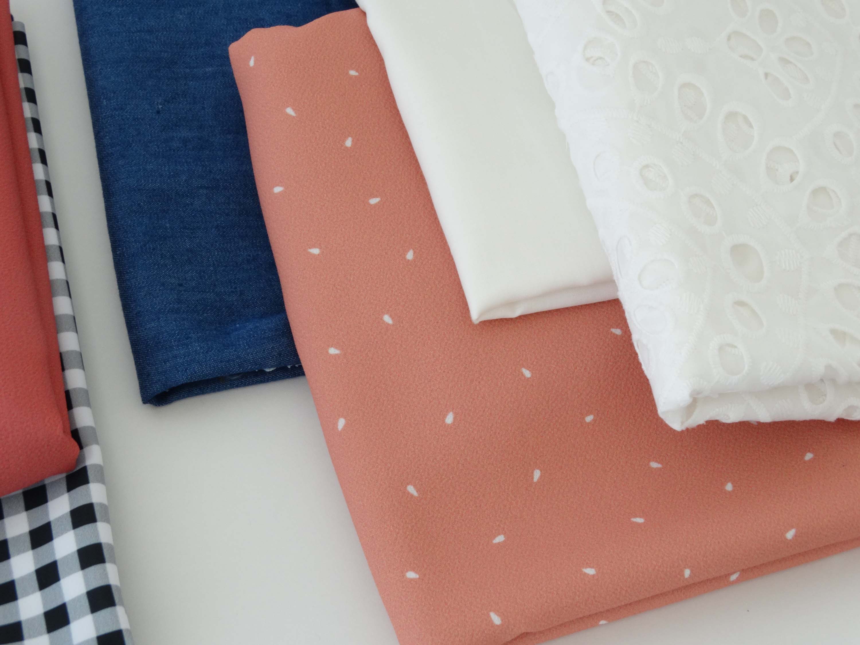 Capsule Petites Choses x Atelier 27 - Tissu voile de coton light - Blanc