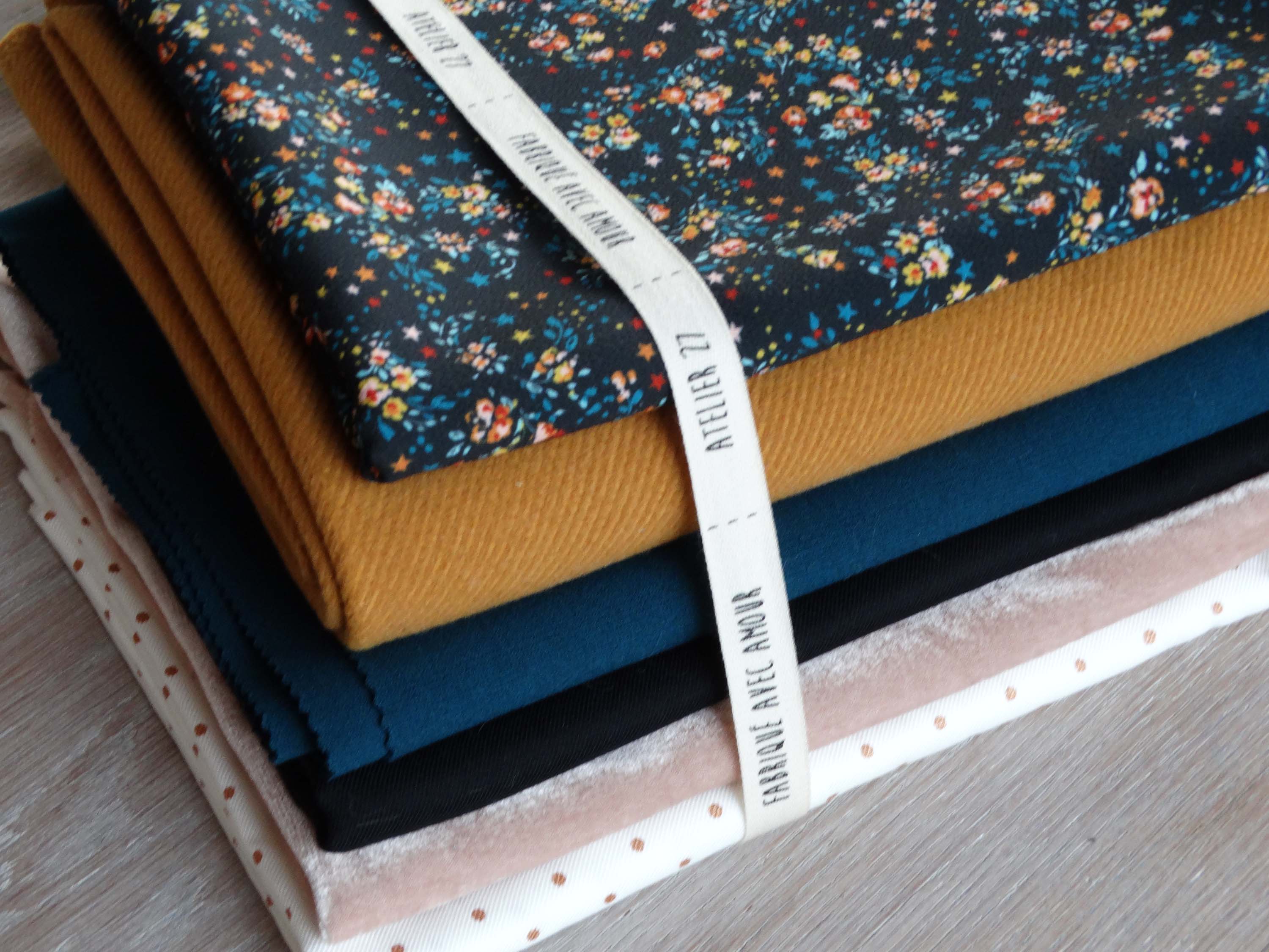 Tissu crêpe - Imprimé Winter Forest (coupons)