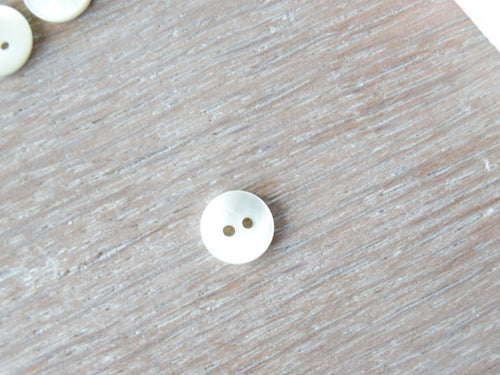Sewing button - Pearly - Plain