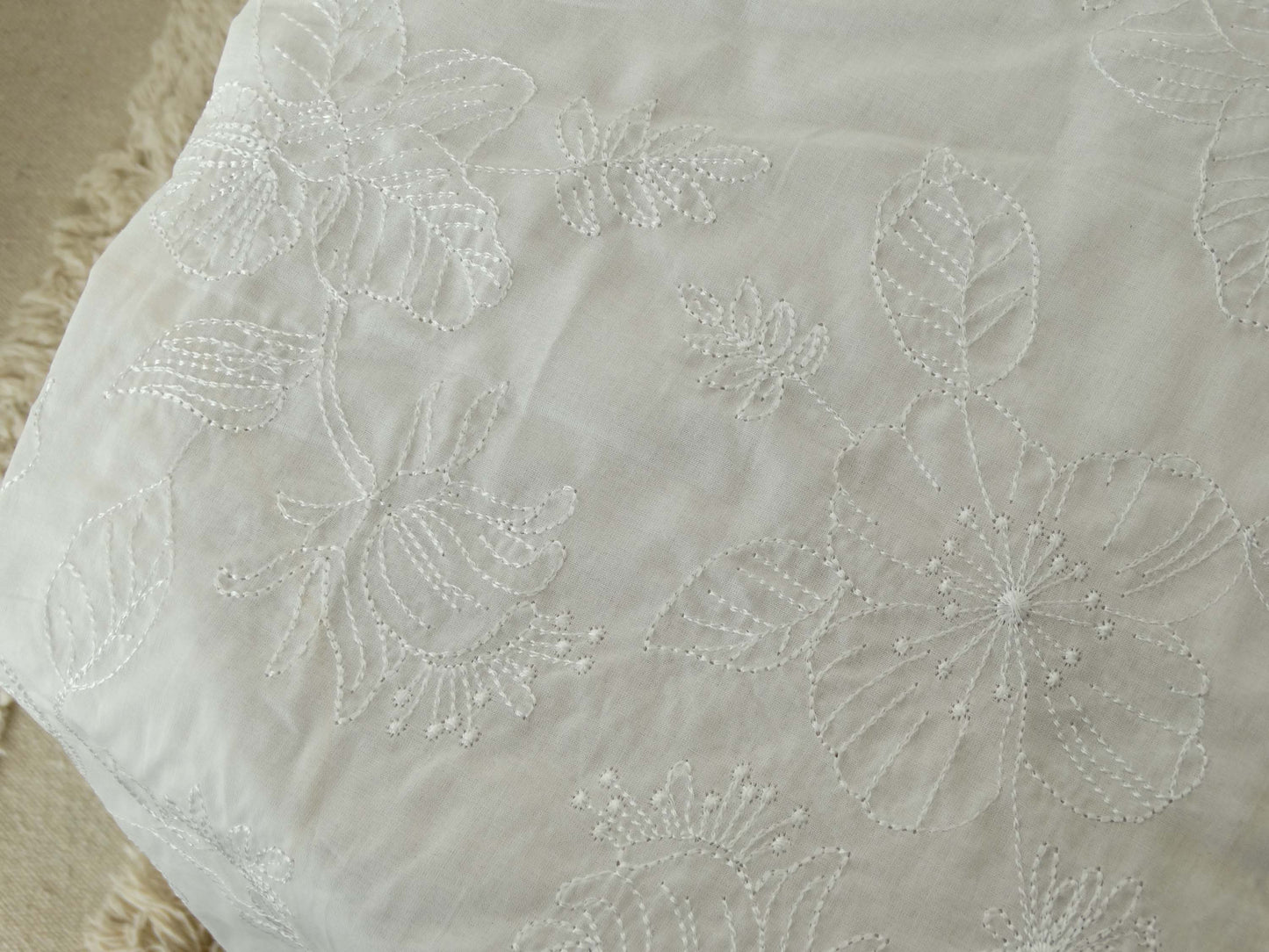 Broderie -  Fleurs perlées
