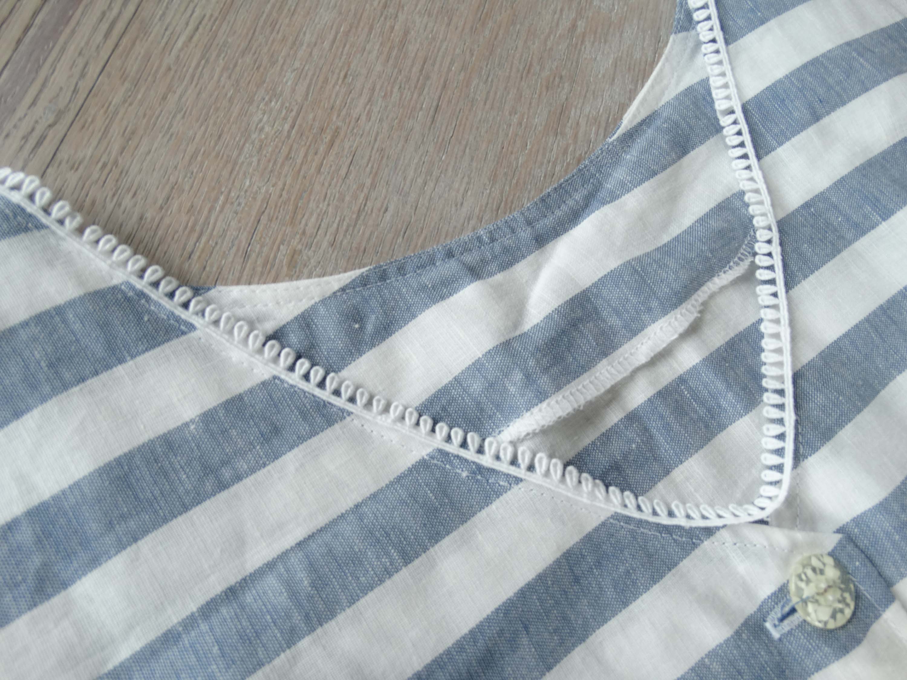 Ruban Guipure Goutte - Coton - Blanc