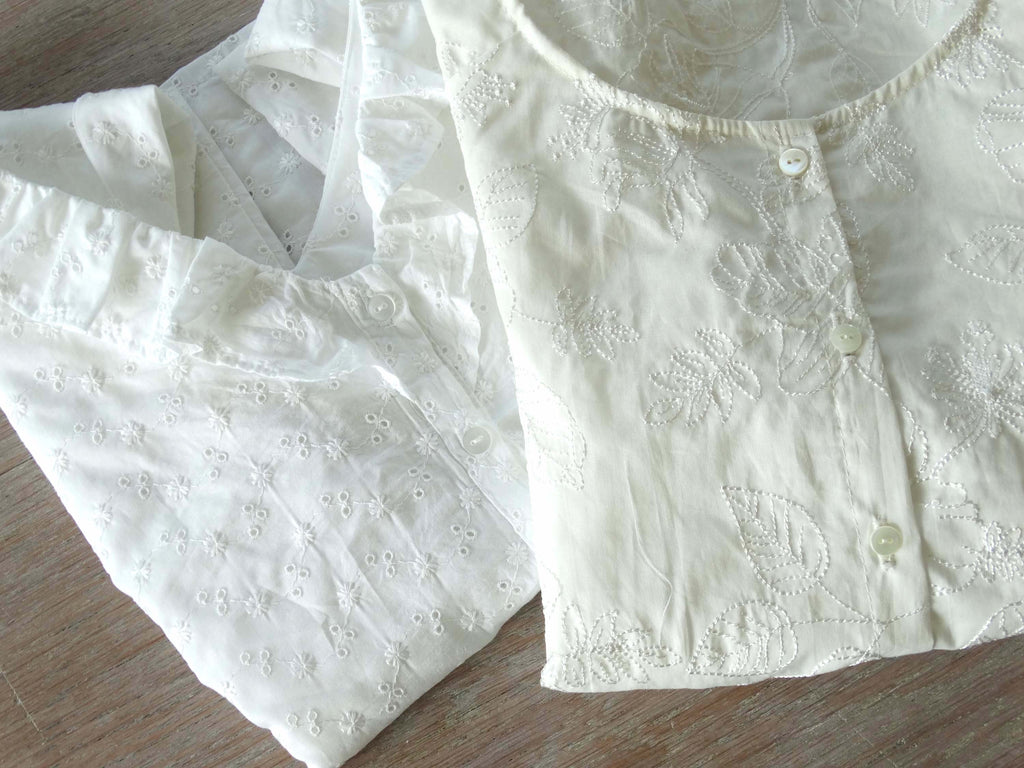 Broderie -  Fleurs perlées (Coupon)