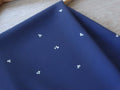 Crêpe marocain - Collab' Petites Choses x Atelier 27 - Imprimé Pétales Marine (Coupons)
