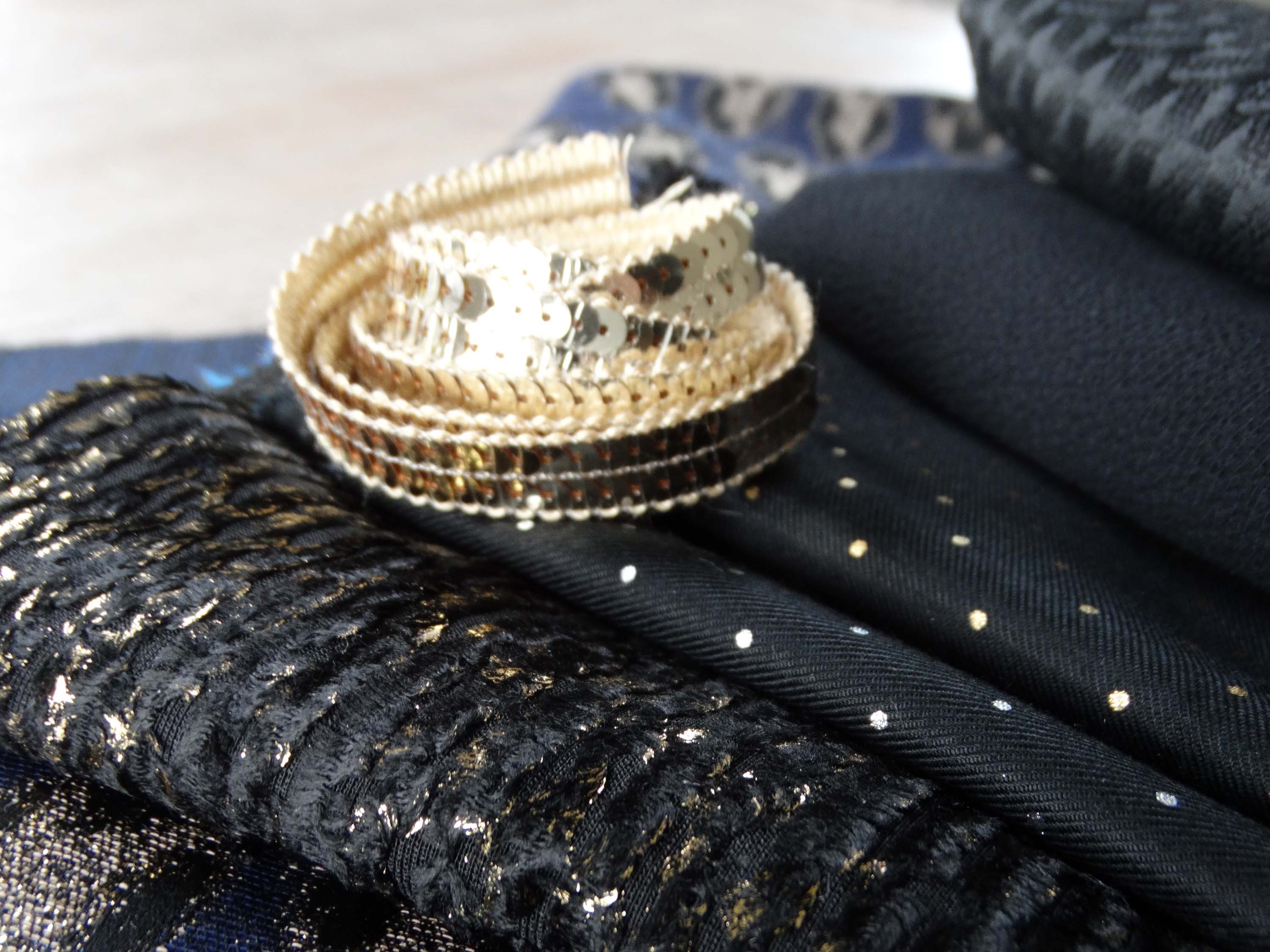 Ruban Sequins - Or