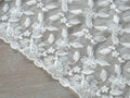 Tulle brodé - Douceur - Ivoire (Coupon)
