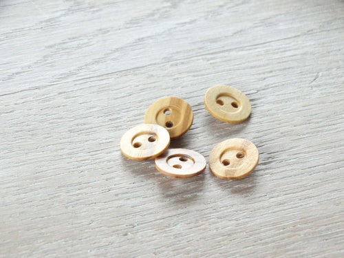 Bouton à coudre - La nature - Bois