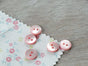 Sewing button - Pearly - Plain — Pink
